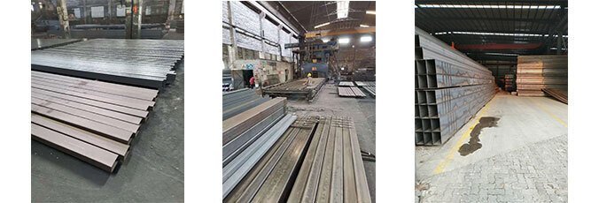 方管加工、打砂、噴漆